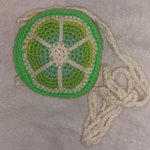 SM Lime Reversable Rainbow Shopping Bag